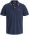 Jack & Jones Blaze Short Sleeve Polo Navy - Pólos - Pólos Tamanhos Grandes Homem