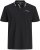 Jack & Jones Blaze Short Sleeve Polo Black - Pólos - Pólos Tamanhos Grandes Homem