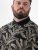 D555 Palmer Leaf Printed Jacquard Collar & Cuff Chest Pocket Polo Black - Pólos - Pólos Tamanhos Grandes Homem