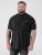 D555 Murphy Jacquard Collar And Cuff With Chest Pocket Polo Black - Pólos - Pólos Tamanhos Grandes Homem