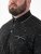 D555 Murphy Jacquard Collar And Cuff With Chest Pocket Polo Black - Pólos - Pólos Tamanhos Grandes Homem