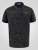 D555 Murphy Jacquard Collar And Cuff With Chest Pocket Polo Black - Pólos - Pólos Tamanhos Grandes Homem