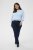 Kaffe Curve Lini Knit Camisola Celestial Blue - Sweatshirts & hoodies - 