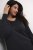 Kaffe Curve Lini Knit Camisola Preto Oyster - Sweatshirts & hoodies - 