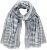 Ulla Popken Striped Statement Scarf Grey - Acessórios - 