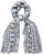 Ulla Popken Striped Statement Scarf Grey - Acessórios - 