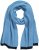 Ulla Popken Two Tone Knit Scarf Light Cornflower - Acessórios - 