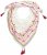 Ulla Popken Tassel Embroidery Scarf Snow White - Acessórios - 