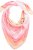 Ulla Popken Square Tie Dye Scarf Light Pink - Acessórios - 