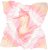 Ulla Popken Square Tie Dye Scarf Light Pink - Acessórios - 