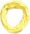 Ulla Popken Striped Infinity Scarf Lemon Yellow - Acessórios - 