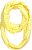 Ulla Popken Striped Infinity Scarf Lemon Yellow - Acessórios - 