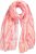 Ulla Popken Tie Dye Striped Scarf Magenta Pink - Acessórios - 