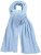 Ulla Popken Ribbed Knit Scarf Blue - Acessórios - 