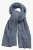 Ulla Popken Heather Knit Wool Blend Scarf Navy - Acessórios - 