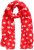 Ulla Popken Polka Dot Scarf Neon Red - Acessórios - 