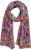 Ulla Popken Pepper Print Scarf Coral - Acessórios - 