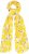 Ulla Popken Lemon Print Scarf Sun Yellow - Acessórios - 