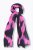 Ulla Popken Two Tone Fringed Hem Scarf Bold Pink - Acessórios - 