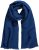 Ulla Popken Pleated Lightweight Scarf Dark Blue - Acessórios - 
