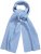 Ulla Popken Ribbed Knit Scarf Blue - Acessórios - 
