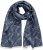 Ulla Popken Smyle Reversible Scarf Navy - Acessórios - 