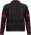 JP1880 Sporty Touring Motorcycle Jacket Black & Red - Roupa de moto plus size - Roupa de mota em tamanhos grandes para homens