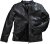 JP1880 Classic Biker Style Leather Jacket Black - Casacos - Casacos Homem Tamanhos Grandes