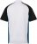 JP1880 FLEXNAMIC® QuickDry Tennis Polo Black-White-Blue - Roupa Desportiva & Outdoor - Roupa Desportiva Tamanhos Grandes