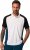 JP1880 FLEXNAMIC® QuickDry Tennis Polo Black-White-Blue - Roupa Desportiva & Outdoor - Roupa Desportiva Tamanhos Grandes