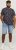 Jack & Jones Rick Original Shorts Blue Denim - Calções - Calções Homem Tamanhos Grandes