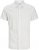 Jack & Jones Breeze Linen Blend Short Sleeve Shirt White - Camisas - Camisas Homem Tamanhos Grandes