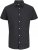 Jack & Jones Breeze Linen Blend Short Sleeve Shirt Black - Camisas - Camisas Homem Tamanhos Grandes