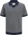 Jack & Jones Ceaston Knit Short Sleeve Sweater Grey/Blue - Sweatshirts & hoodies - Sweatshirt & Camisolas com Capuz tamanhos grandes