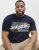 Jack & Jones Hawaii Shape Crew Neck T-Shirt Navy - T-shirts - T-shirts Homem Tamanhos Grandes