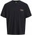 Jack & Jones Botaniq Crew Neck T-Shirt Black - T-shirts - T-shirts Homem Tamanhos Grandes