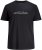 Jack & Jones Lavance Crew Neck T-Shirt Black Beauty - T-shirts - T-shirts Homem Tamanhos Grandes