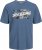 Jack & Jones Hawaii Shape Crew Neck T-Shirt Blue - T-shirts - T-shirts Homem Tamanhos Grandes