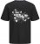 Jack & Jones Hawaii Crew Neck T-Shirt Black - T-shirts - T-shirts Homem Tamanhos Grandes