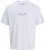 Jack & Jones Marina Crew Neck T-Shirt Bright White/Premium Frost - T-shirts - T-shirts Homem Tamanhos Grandes