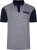 Kam Jeans 5518 Smart Mini Geo-Print Polo Navy - Pólos - Pólos Tamanhos Grandes Homem