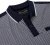 Kam Jeans 5518 Smart Mini Geo-Print Polo Navy - Pólos - Pólos Tamanhos Grandes Homem