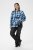 Kaffe Curve Sasja Camisa de manga comprida Blue Snake Flower - Blusas e Túnicas - 