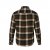 JP1880 Shirt Flannel Long Sleeve Dark Brown TALL - ROUPAS DE HOMEM MT-6XLT - Tamanhos-Tall Homem