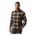 JP1880 Shirt Flannel Long Sleeve Dark Brown TALL - ROUPAS DE HOMEM MT-6XLT - Tamanhos-Tall Homem