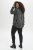 Kaffe Curve Sida Blusa Preto/Giz À Riscas - Blusas e Túnicas - 