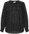 Kaffe Curve Joy Blusa Preto/Branco Com Bolinhas - Blusas e Túnicas - 