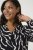 Kaffe Curve Mirta Tilly Blusa Preto/Antique Estampado Zebra - Blusas e Túnicas - 