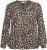 Kaffe Curve Mirta Tilly Blusa Com Estampado De Leopardo - Blusas e Túnicas - 