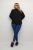 Kaffe Curve Ditta Smock Blusa Preto Profundo - Blusas e Túnicas - 